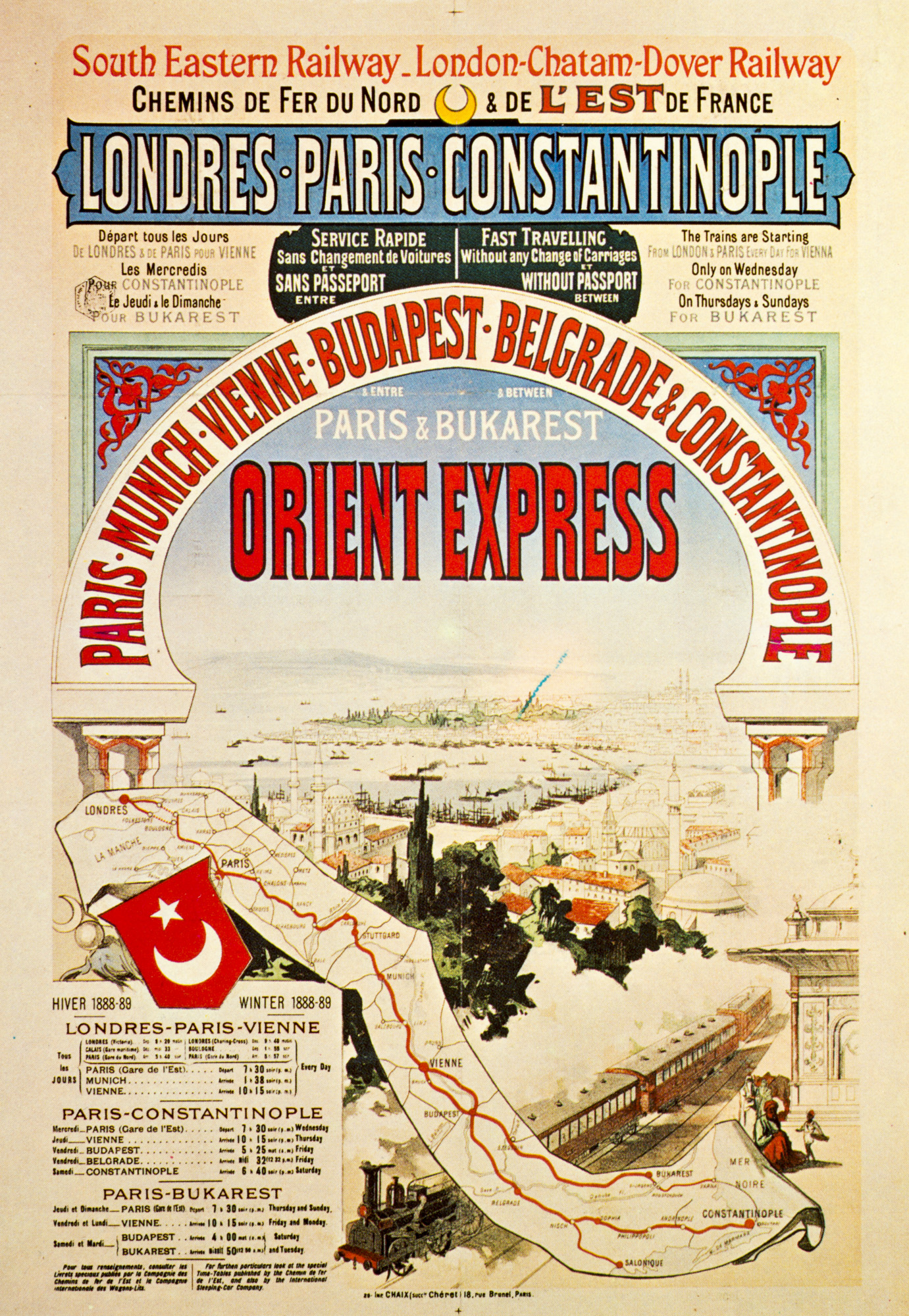 Orient-Express kartpostalı