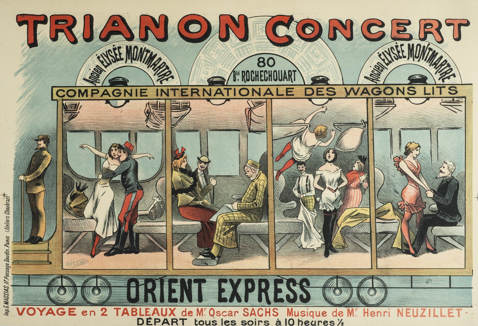 Advertisement for the Orient Express show